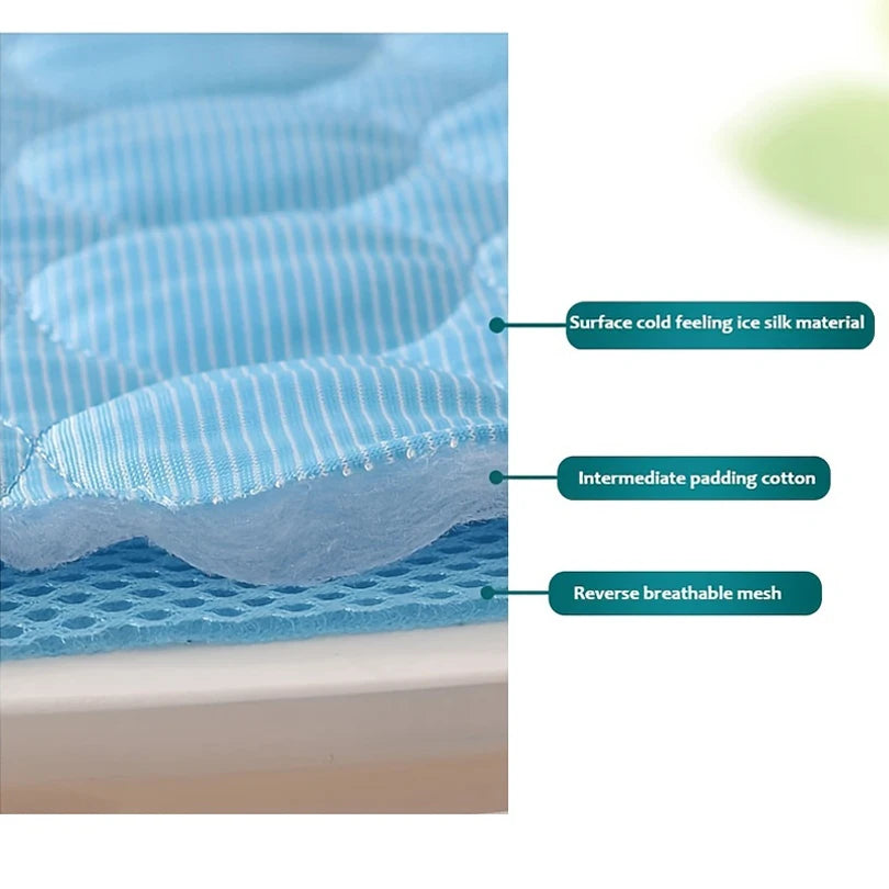Extra Large Dog Cooling Mat Summer Pet Cold Bed for All Breeds