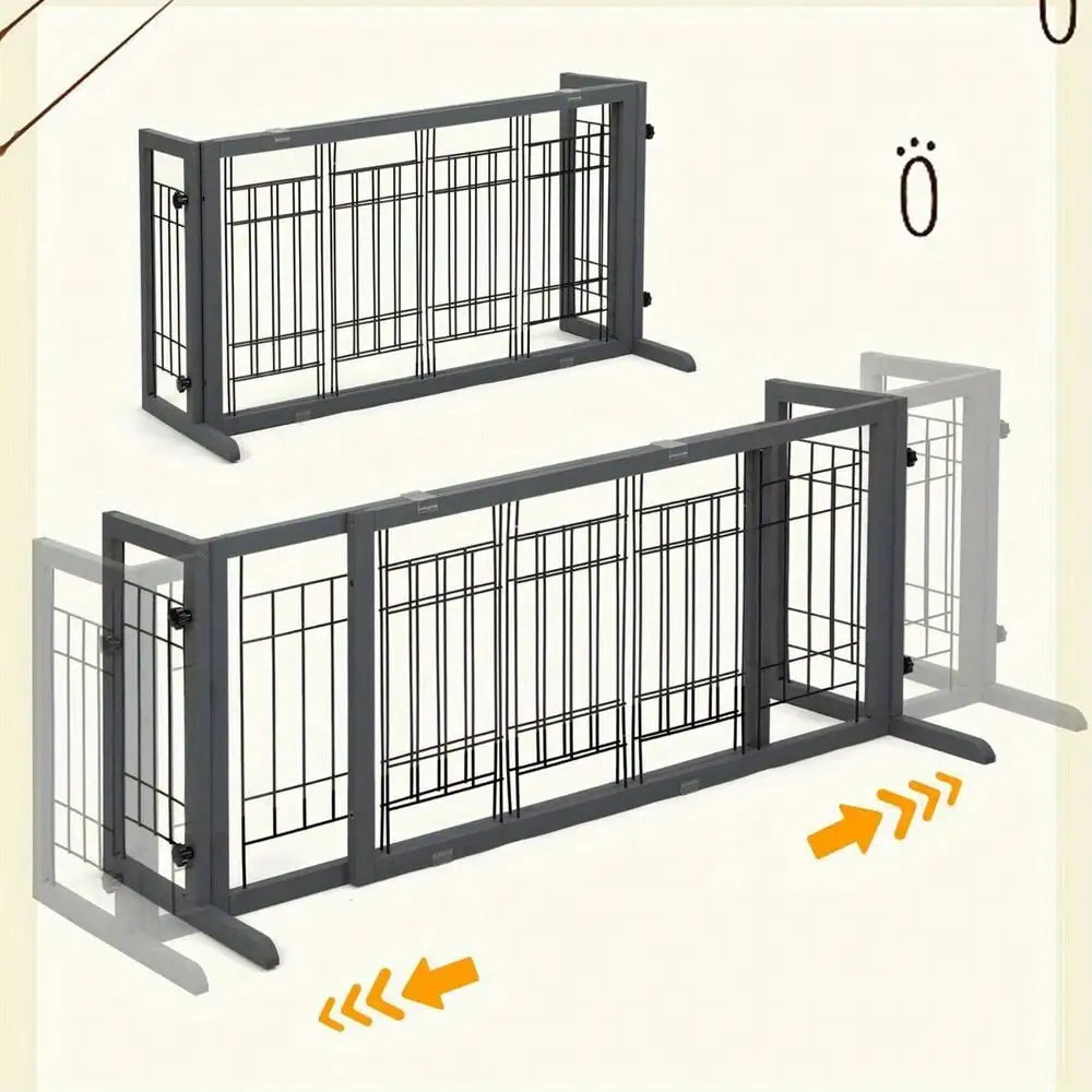 Friendly Finds Marketplace Freestanding Pet Gate Fence