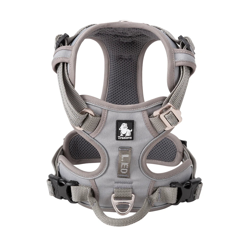 Winhyepet Training Dog Vest Reflective Light Nylon Padding Service Harness Protective Clothes for Small Medium Large Dogs