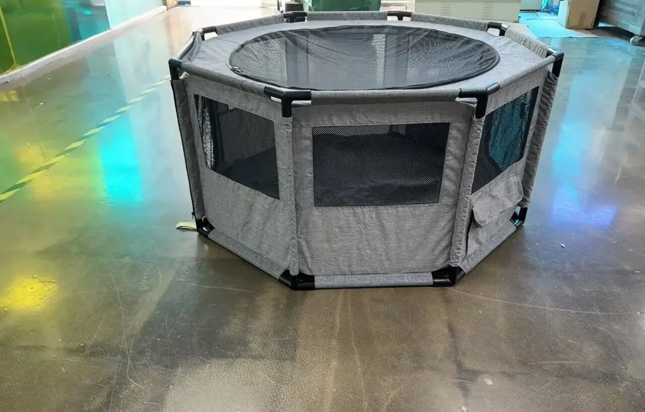 Portable Dog Playpen Indoor Outdoor Pet Exercise Cage Kennel