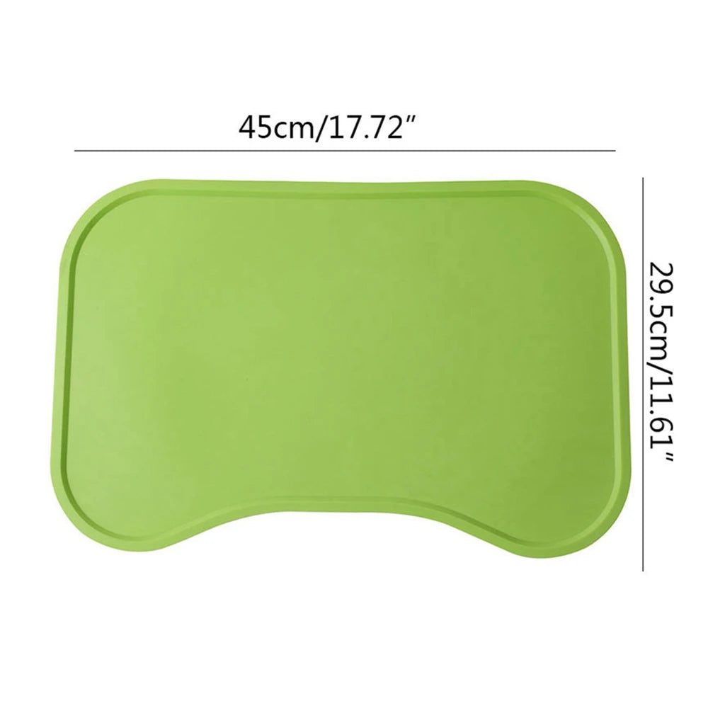 Silicone Pet Feeding Mat for Dogs and Cats Non Stick Waterproof Food Pad Puppy Feeder Water Cushion Placemat 45x29.5cm