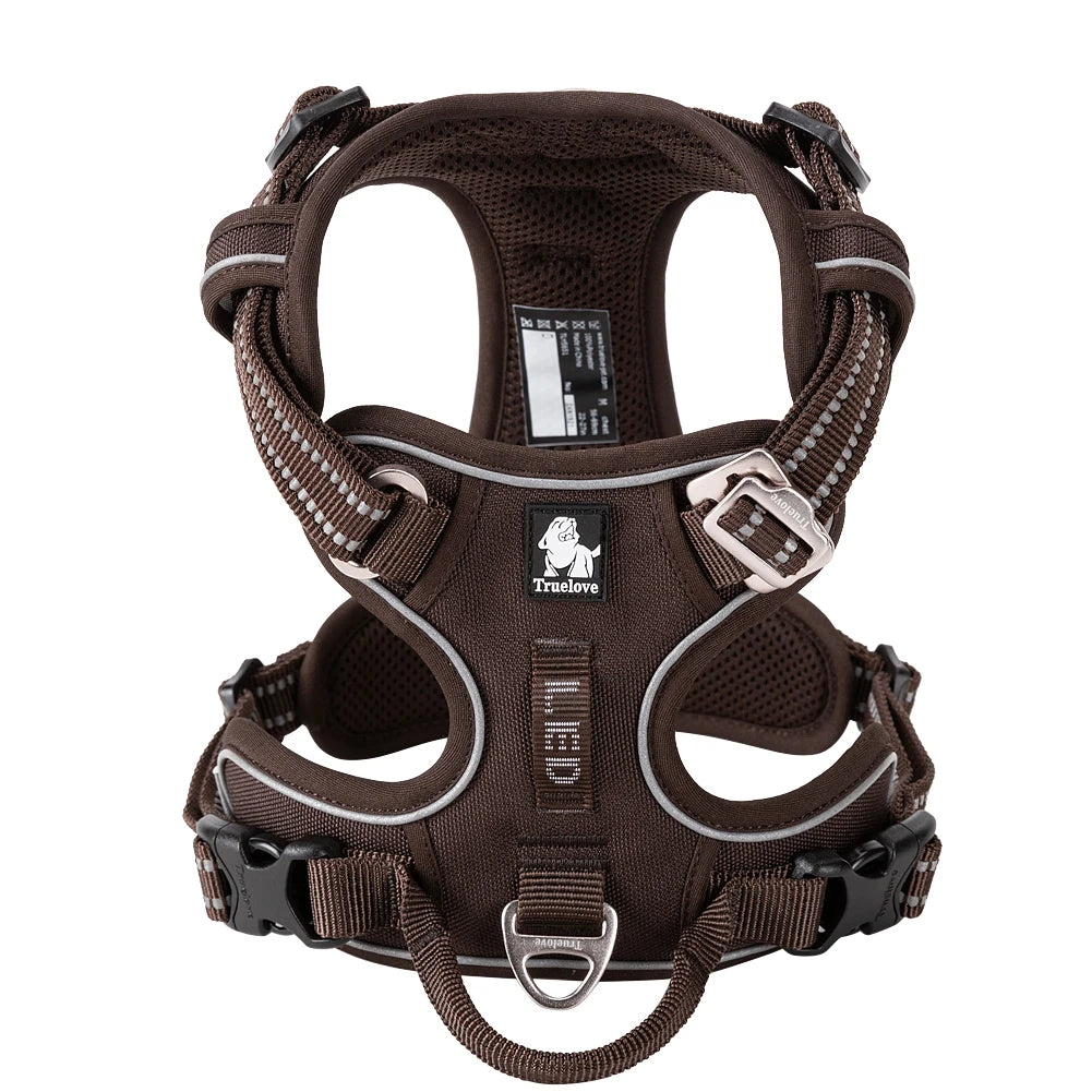 Winhyepet Training Dog Vest Reflective Light Nylon Padding Service Harness Protective Clothes for Small Medium Large Dogs
