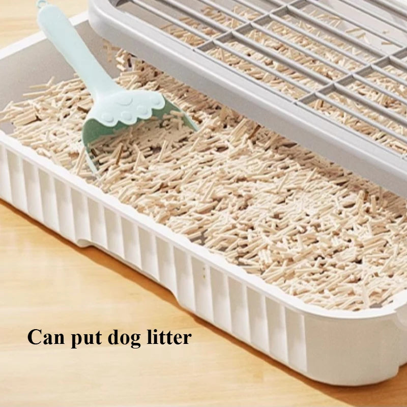 Dog Toilet Detachable Leak Proof Pet Potty with Simulated Catheter Non Slip Grille for Small and Medium Sized Dogs