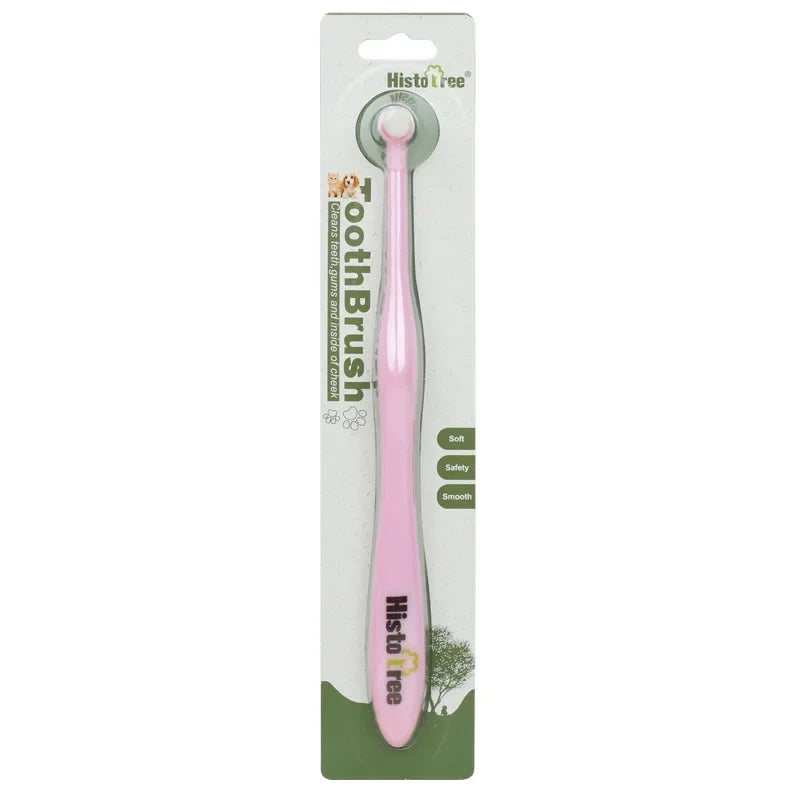 Round Head Dog Toothbrush for Fresh Breath and Dental Care