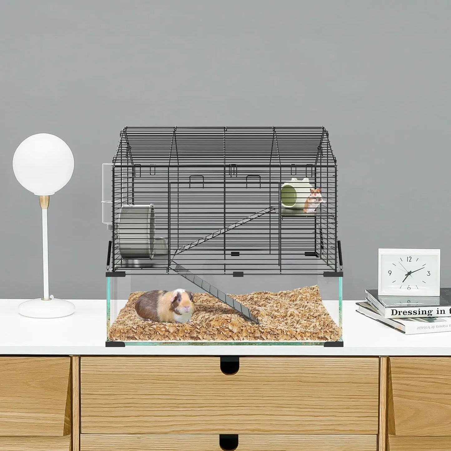 Twister CKCN Metal Hamster Cage Transparent Habitat