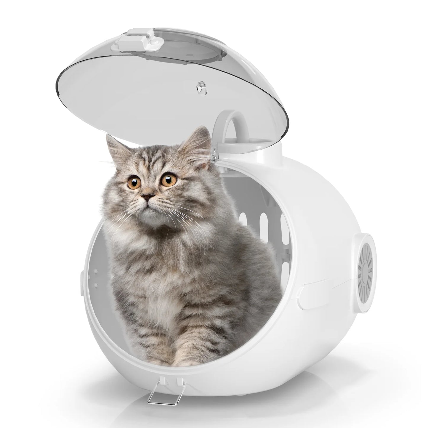 Cat Handbag with Fan Breathable Granary Design Large Space for Small Medium Dogs Puppies