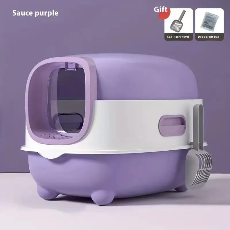 Hign-concerned Enclosed Litter Box Extra Large Odor Control