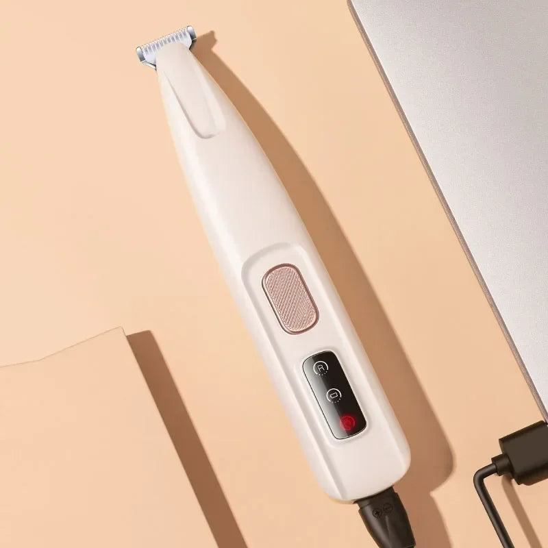 New Waterproof Dog Paw Trimmer with LED Light and Display