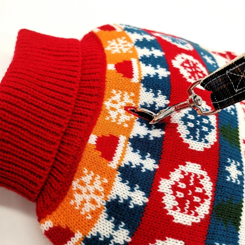 Puppy Sweaters Christmas Pet Clothes Winter Warm Knitwear for Small Dogs Cute Knitted Costumes