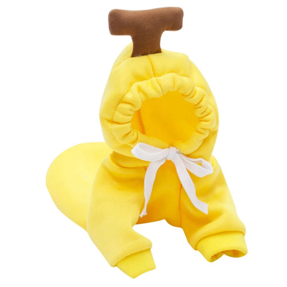 Cute Fruit Dog Clothes for Small Dogs Hoodies Warm Fleece Pet Clothing Puppy Cat Christmas Coat Chihuahua Jacket Suits
