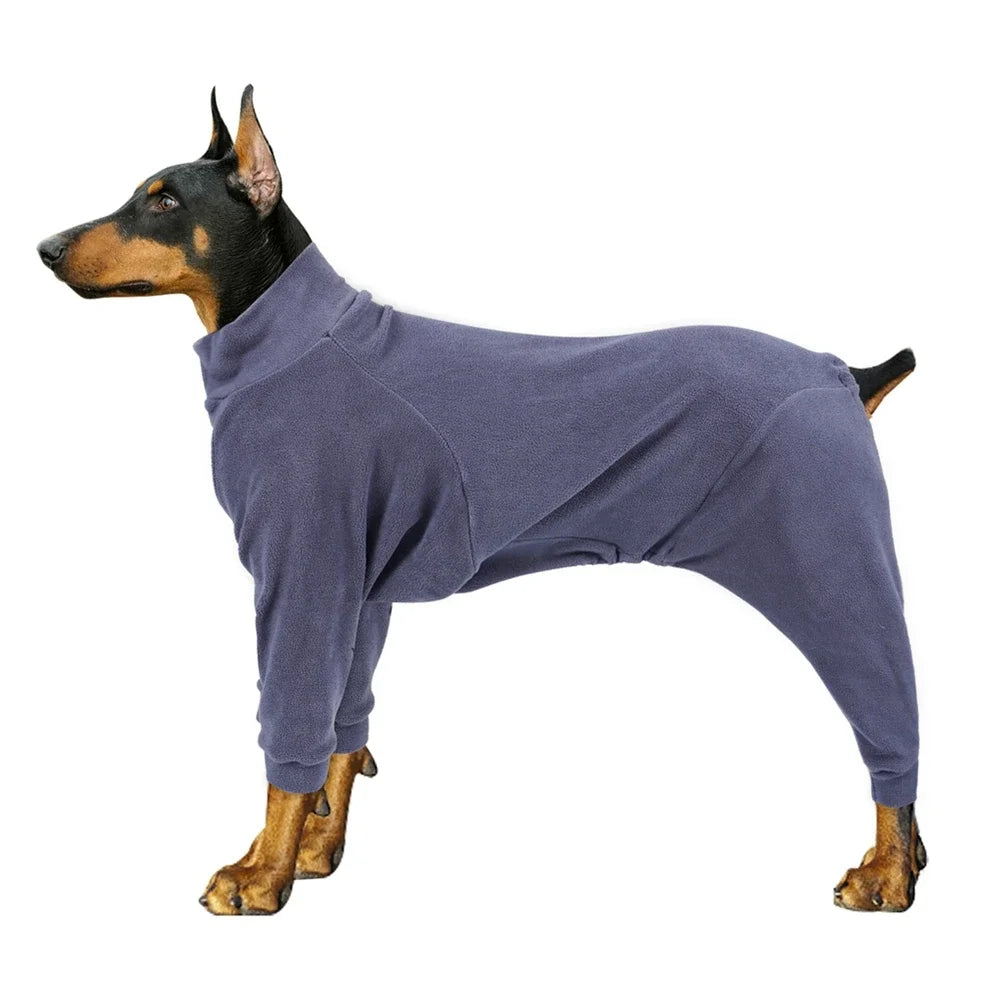 Tight Pet Pajamas Cat Dog Winter Warm 4-Legged Romper Relieves Anxiety Soothes Pet Clothing