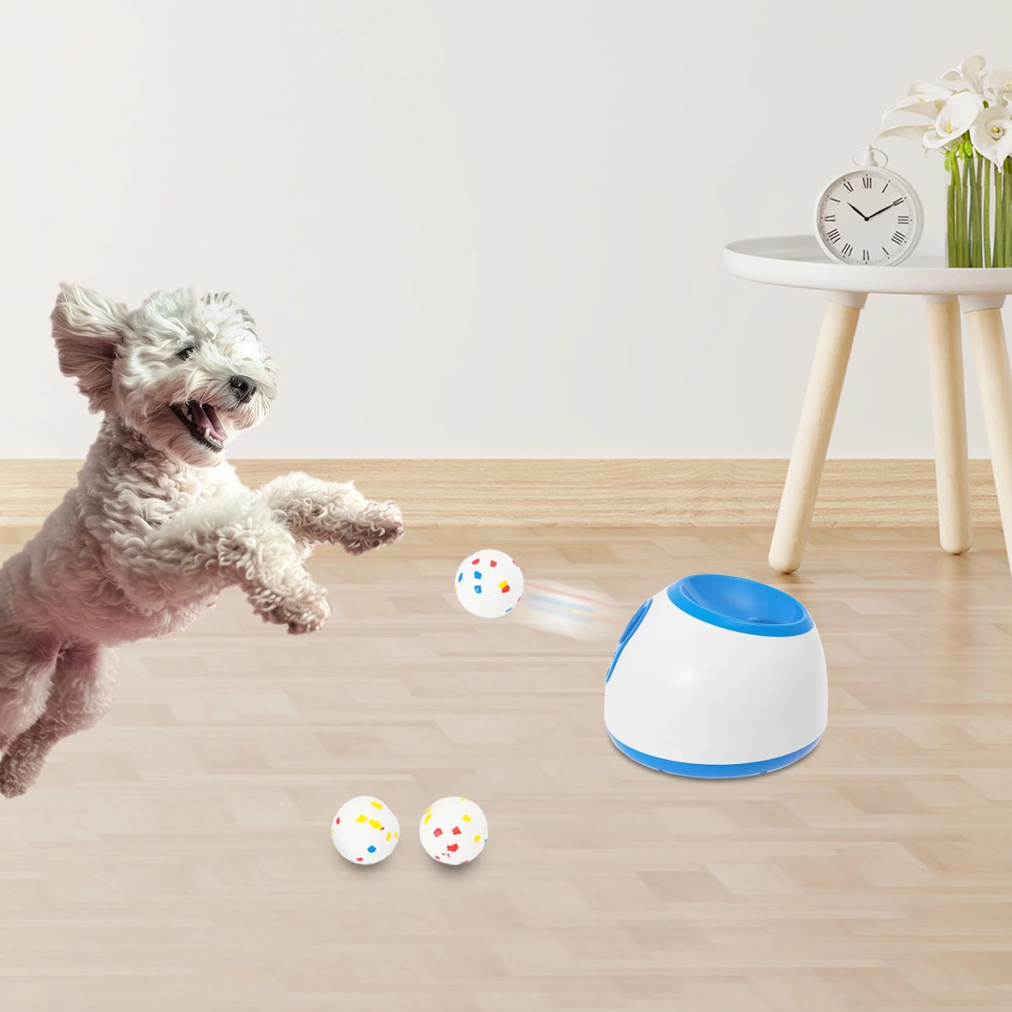 Automatic Ball Launcher for Dogs with Adjustable Throw Distance