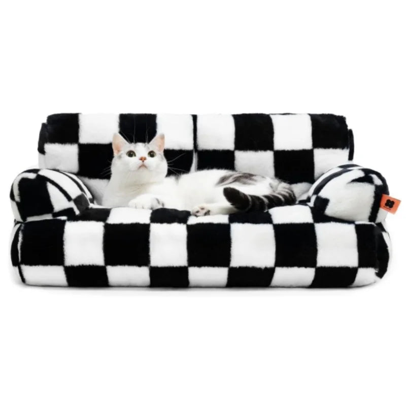 MEWOOFUNCN Pet Couch Bed Cats And Small Dogs Washable