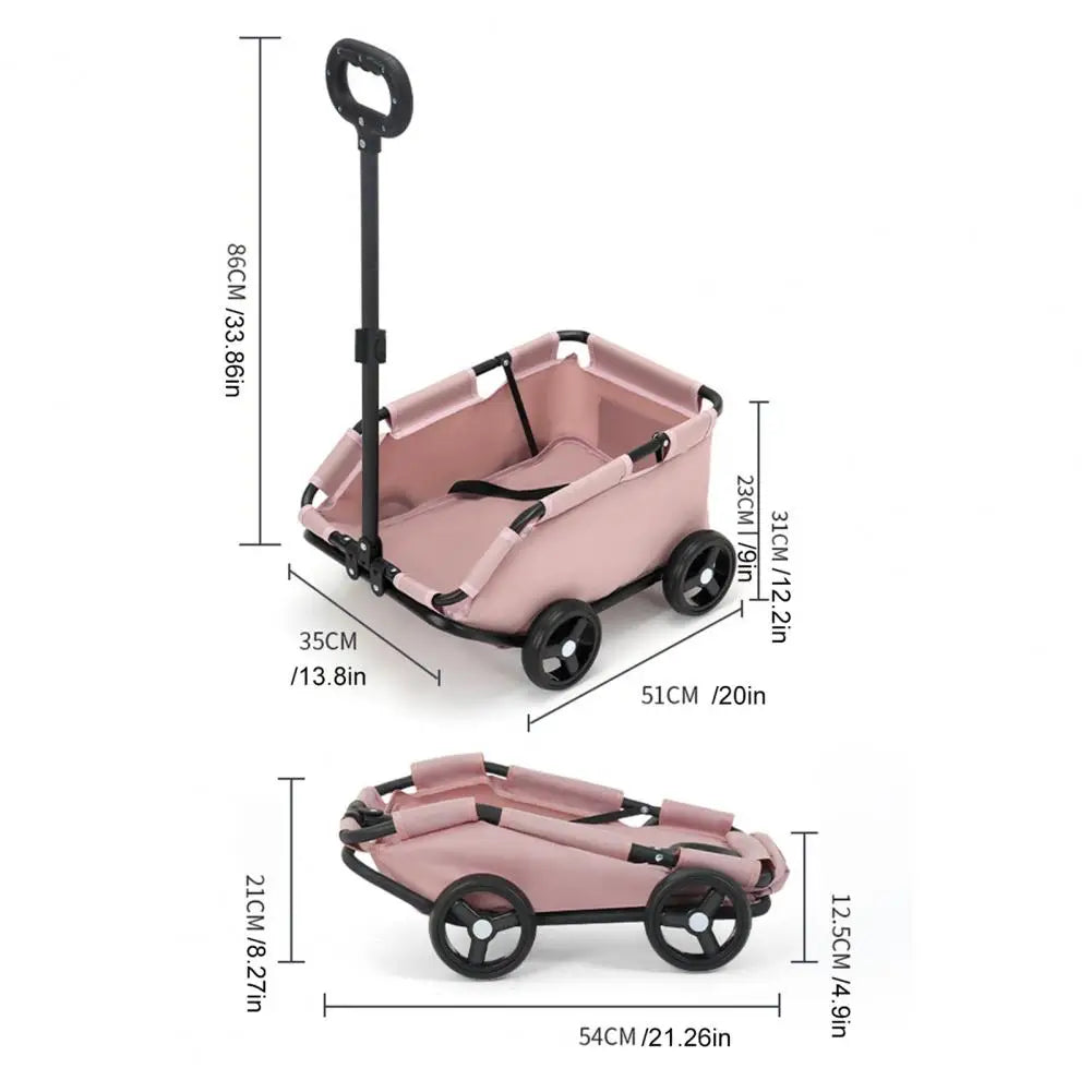 Friendly Finds Pet Stroller Safe Hair Free Carrier