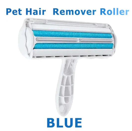 2-Way Pet Hair Roller Remover and Lint Brush for Easy Cleaning