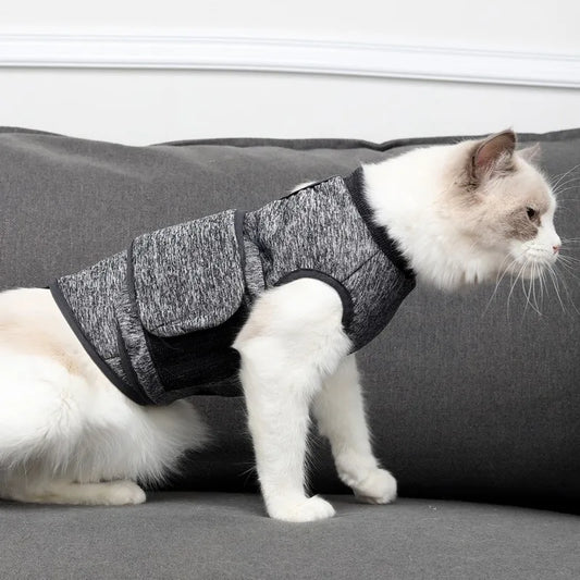 Pet Cat Vest Clothes Dog Puppy Post Operative Rehabilitation Recovery Suit Stress Relief Coat