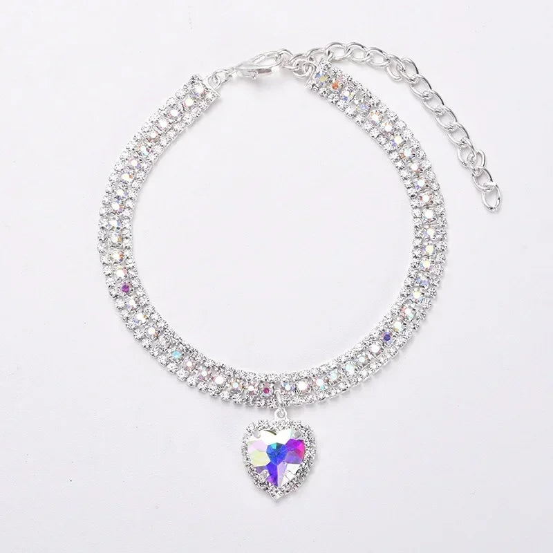 Zhejiang Adjustable Pet Collar Diamond Zircon Bone Pendant