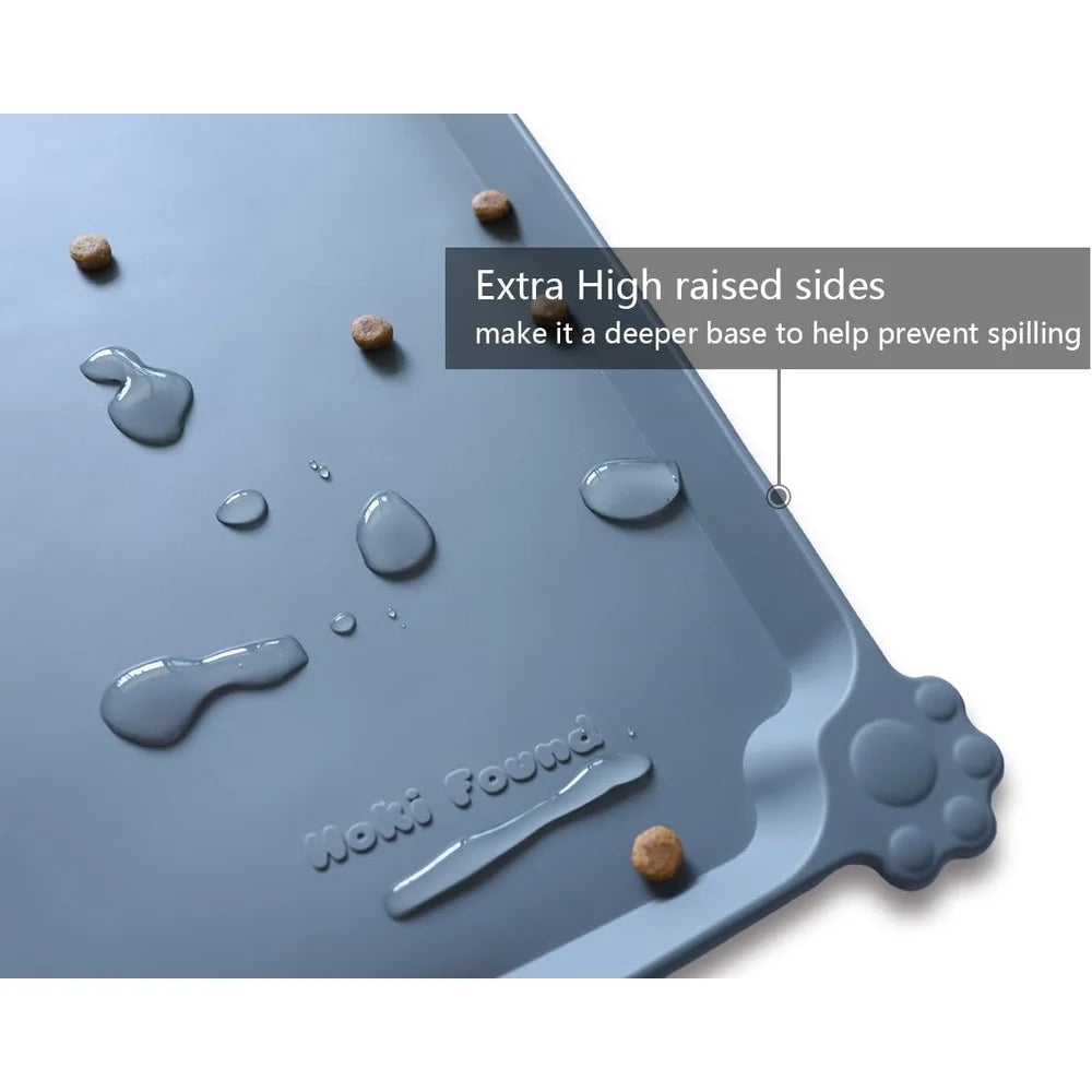 FujianHign Waterproof Pet Feeding Mats Non Slip Silicone