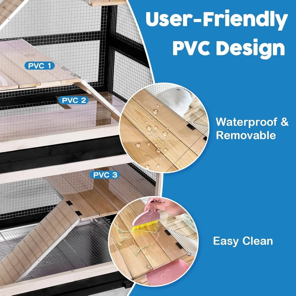 Hign Concerned Ferret Cage 5 Levels Stainless Steel Tray