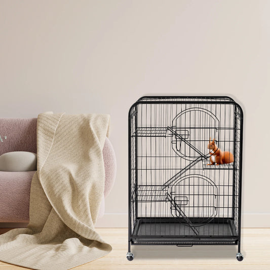 Ferret Chinchilla Cage With Ramps And Wheels