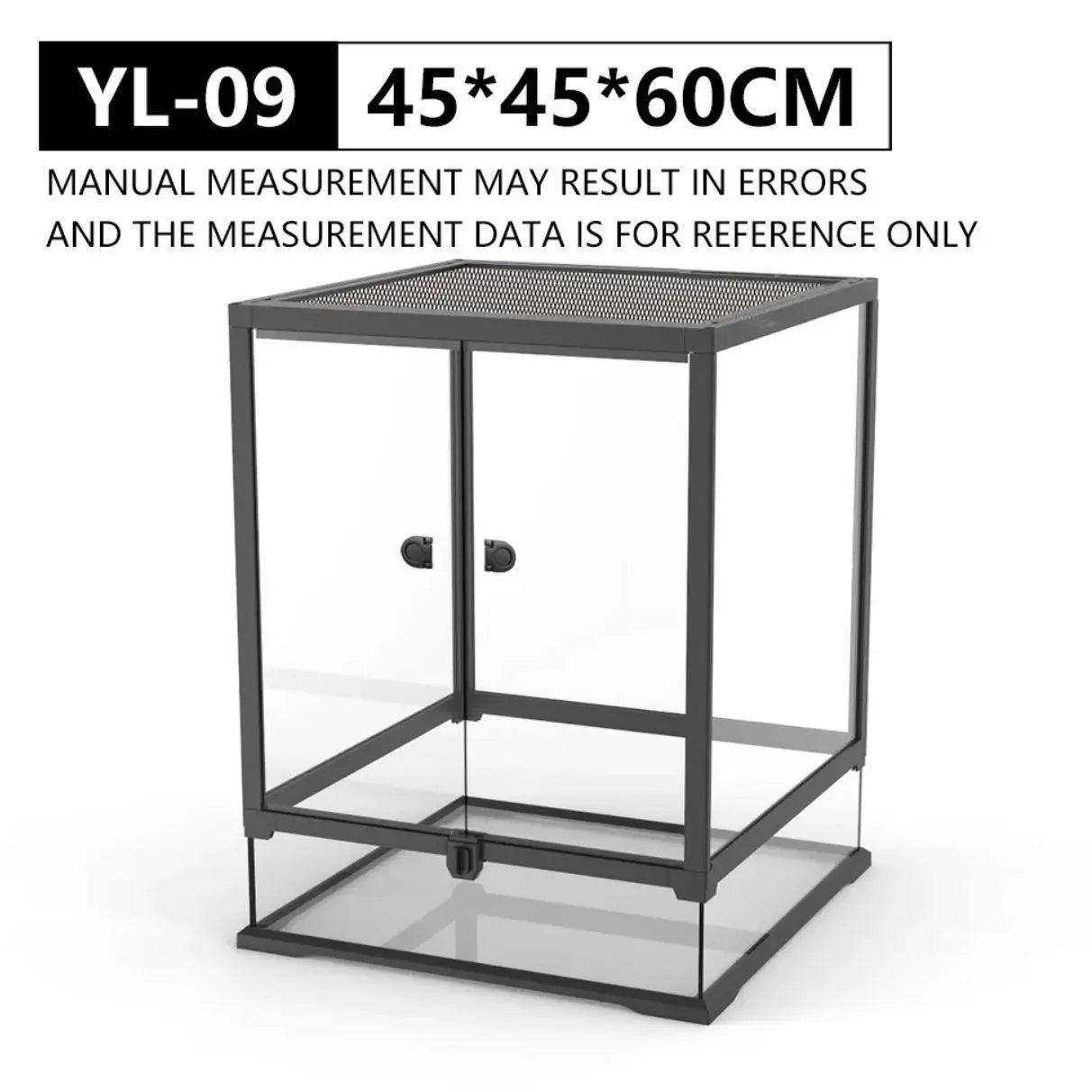 Hign-concerned Glass Reptile Terrarium 30 Gallon Front Door