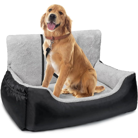 Dog Car Seat for Small Dogs by NoEnName Fully Detachable and Washable Pet Booster Seat