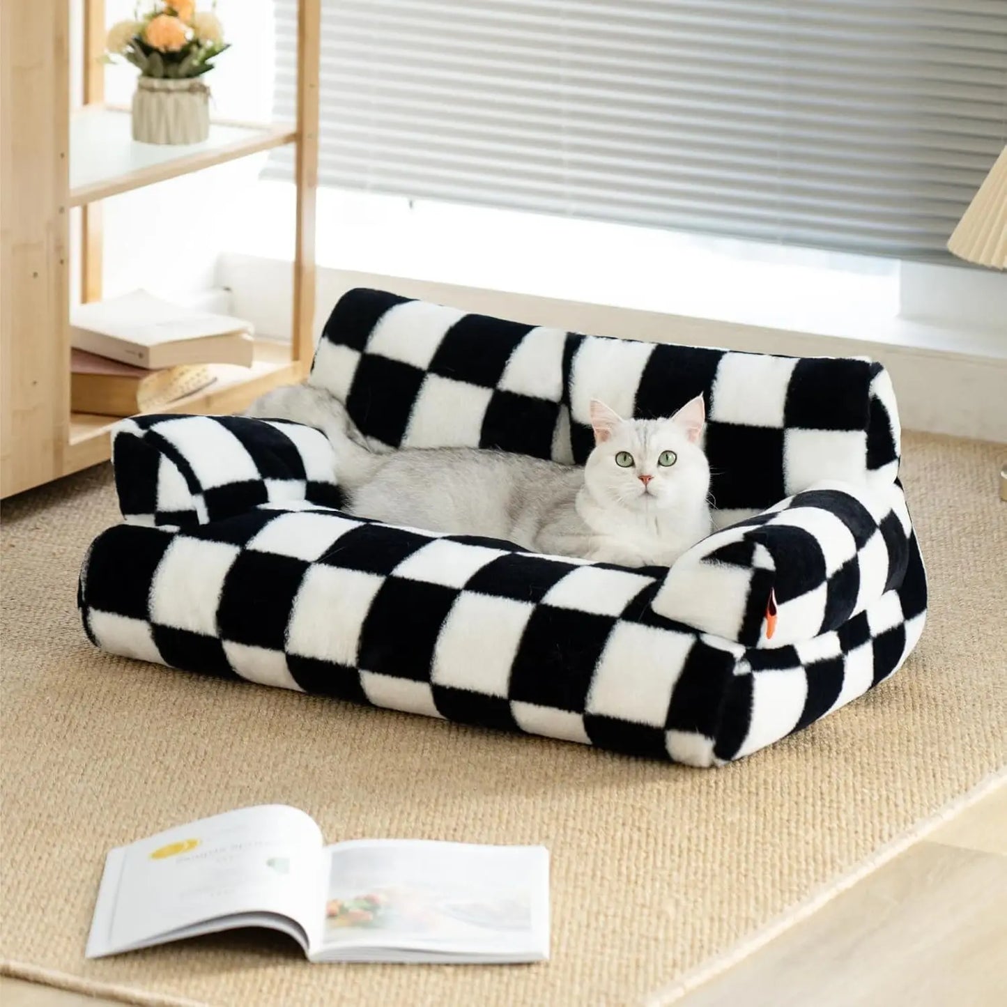 MEWOOFUNCN Pet Couch Bed Cats And Small Dogs Washable