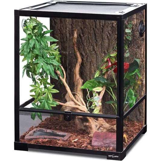 Hign-concerned Glass Reptile Terrarium 30 Gallon Front Door
