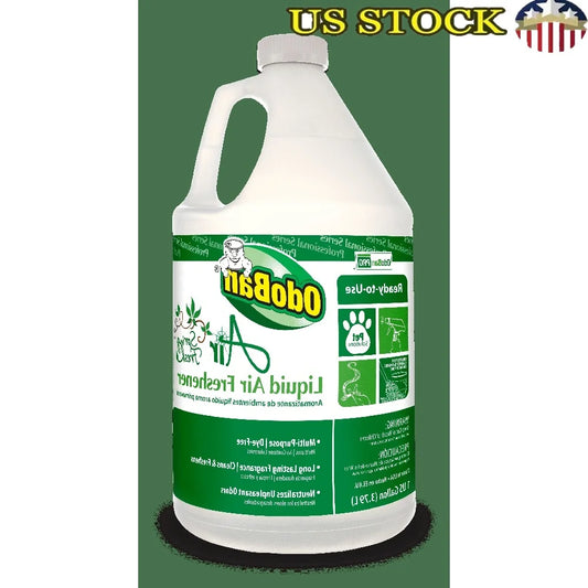Liquid Air Freshener RTU Spring Fresh Deodorizer 1 Gallon Effective Odor Eliminator for Pets Tobacco Cooking Mold and Mustiness