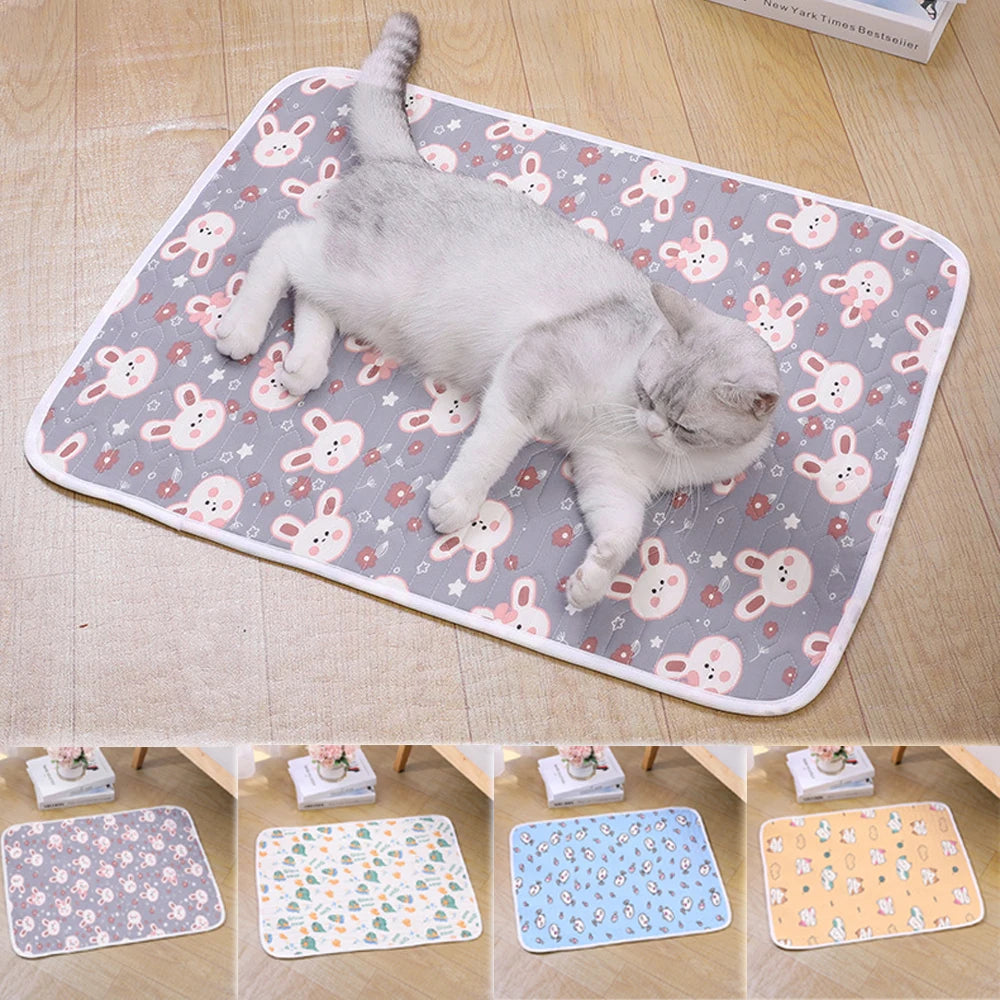 Cooling Dog Bed Mat for Cats Eco Friendly Non Slip Latex Pad