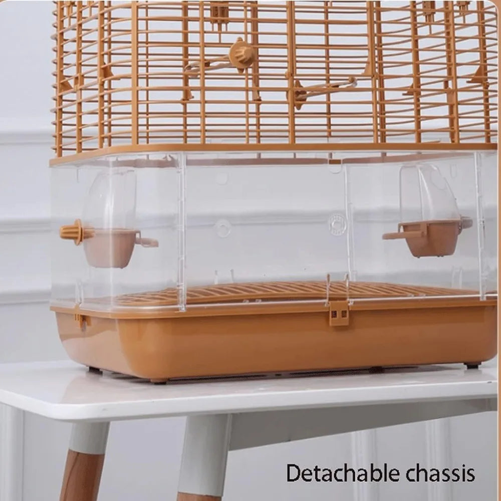 Gap Rectangular Bird Cage With Stainless Steel Accessories