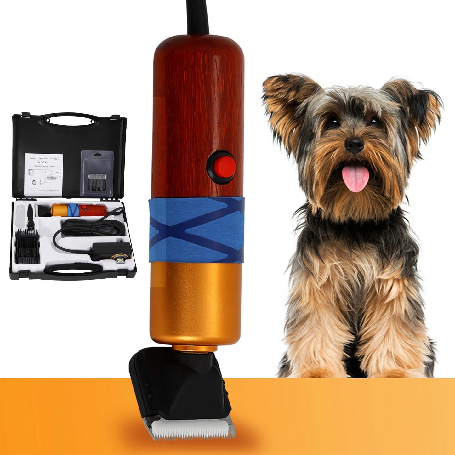 Low Noise Professional Pet Hair Clipper for Dogs and Cats