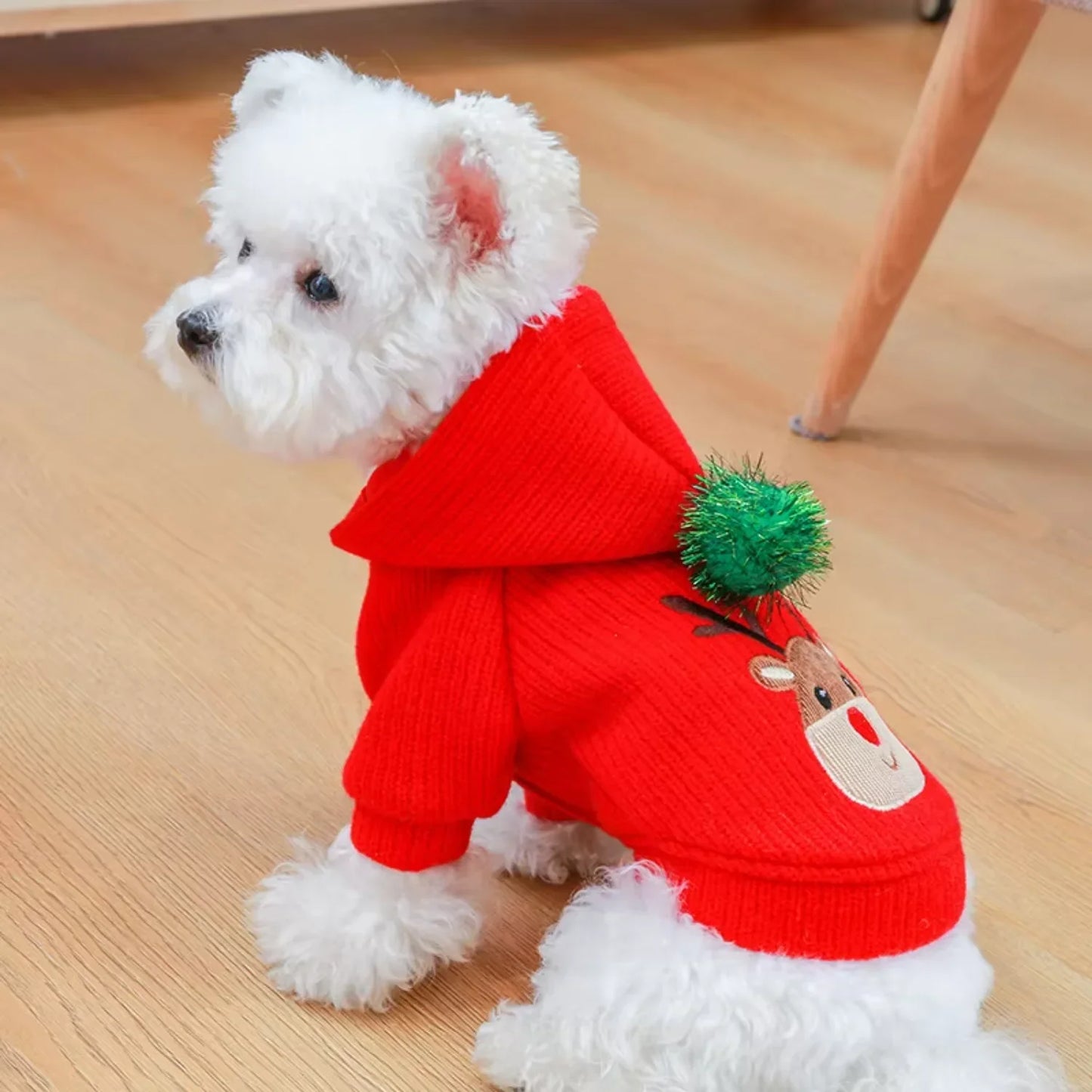 Cozy Pet Winter Christmas Skirt Dress For Dogs Apparel
