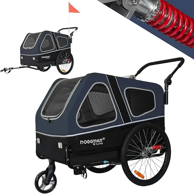 Veelar DoggyHut S Line Pet Bike Trailer And Stroller