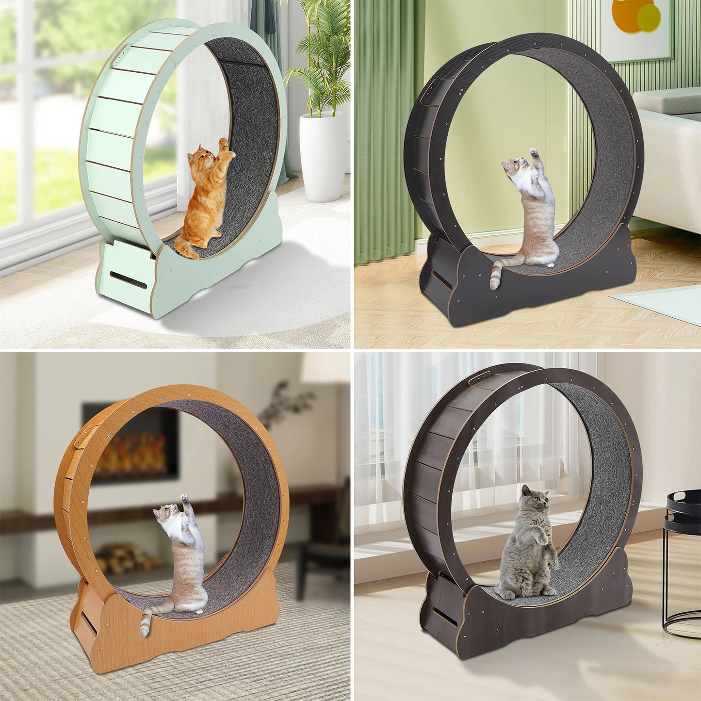 Cat Exercise Wheel Treadmill Low Noise Space Saving Gift For Cats