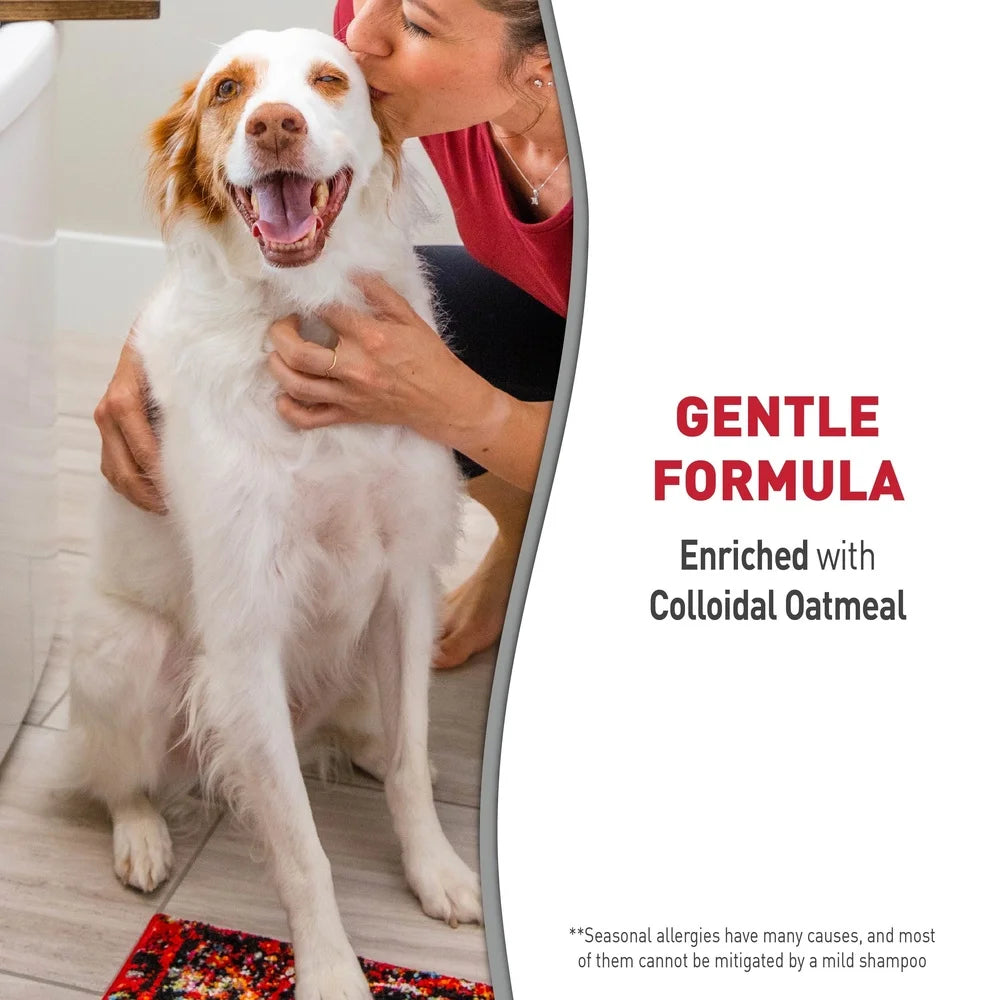 Oatmeal Dog Shampoo Conditioner Pistachio Cream Odor Neutralizing Formula 16oz