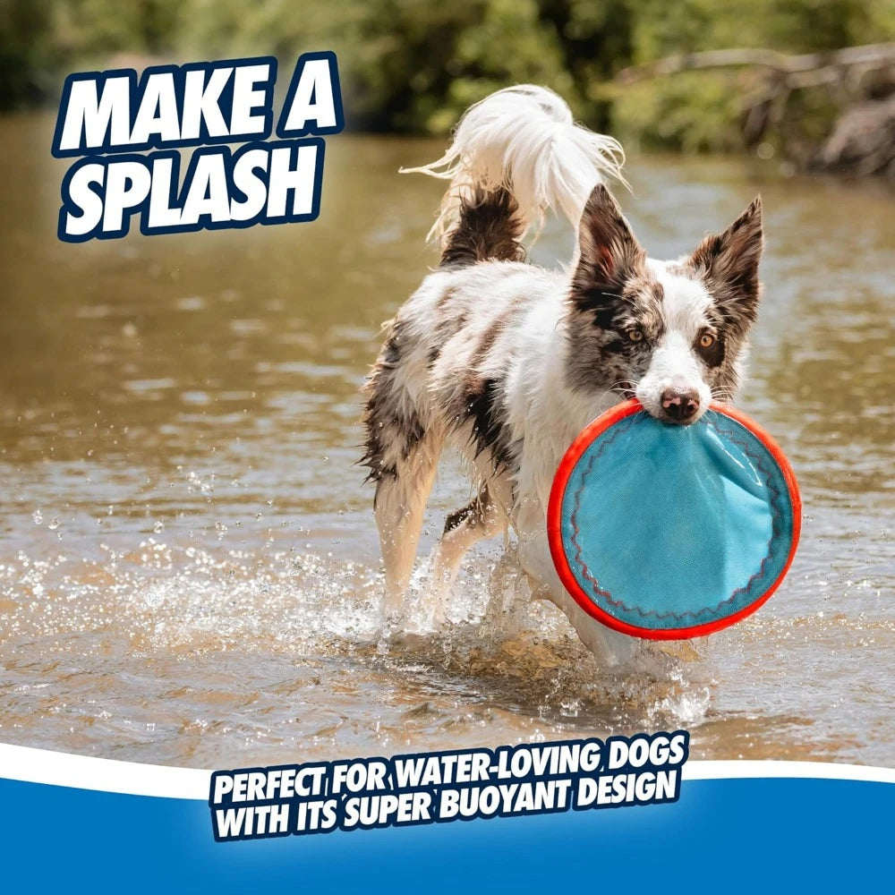 Paraflight Flying Disc Dog Toy Durable Water Floating Flyer for Engaging Fetch Games