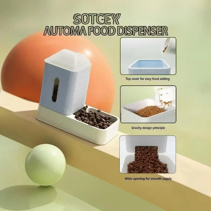 3.5L Automatic Dog Cat Feeder And Water Dispenser Set