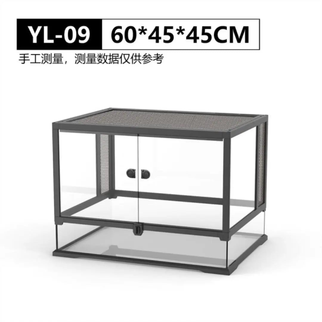 Hign-concerned Glass Reptile Terrarium 30 Gallon Front Door