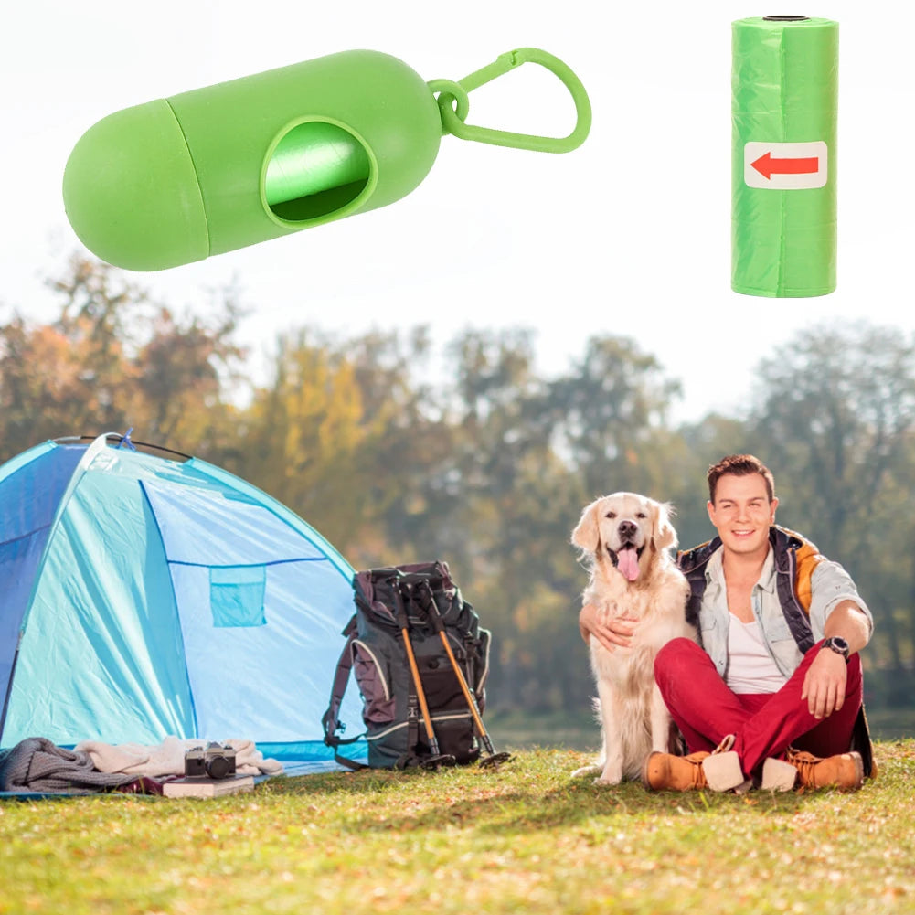 Shunmaii Dog Poop Bag Dispenser 450 Count Unscented Bags