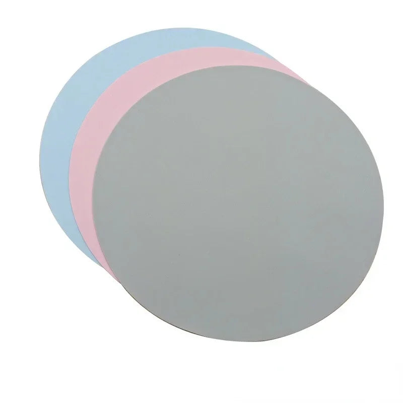 Mat Spill Proof Pet Bowl Silicone Feeding Anti Slip Cat Shaped Fountain Feeder Round Accessories Dog Drinking