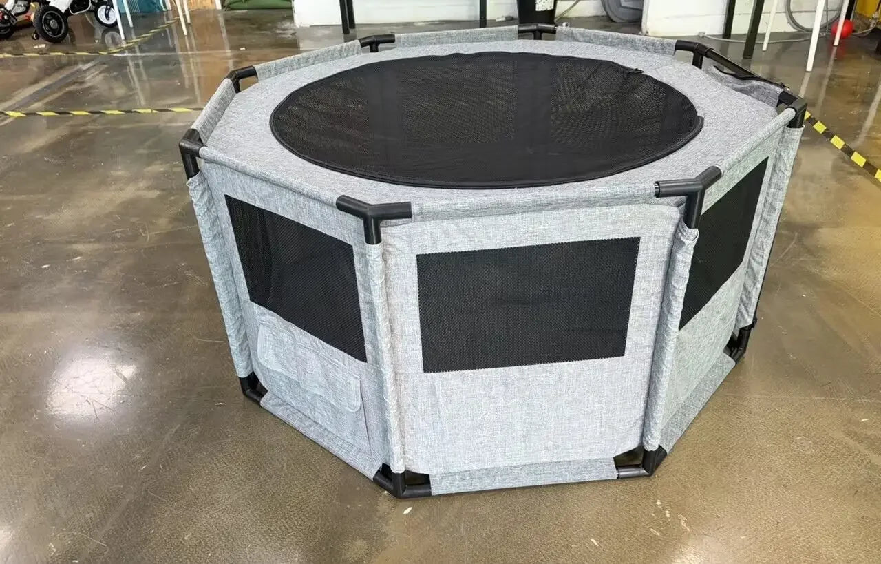 Portable Dog Playpen Indoor Outdoor Pet Exercise Cage Kennel