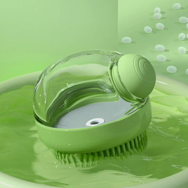 Choice Pet Bath Brush 2 In 1 BuiltIn Shampoo Dispenser