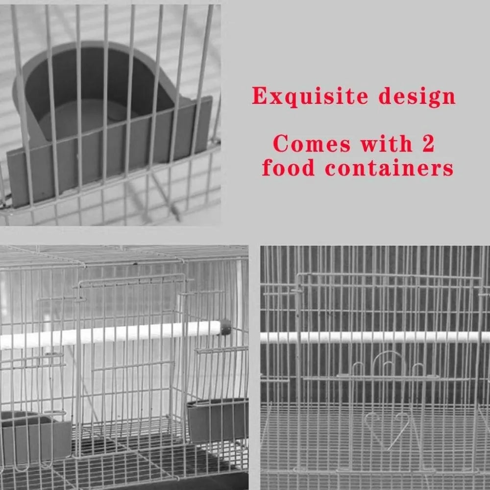 ron Wire Parrot Cages With Ladder Drinking Fountain