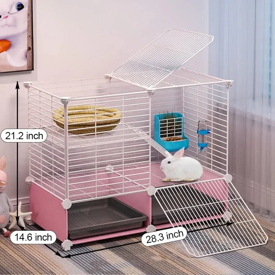Small Rabbit Cage Hutch For Guinea Pigs
