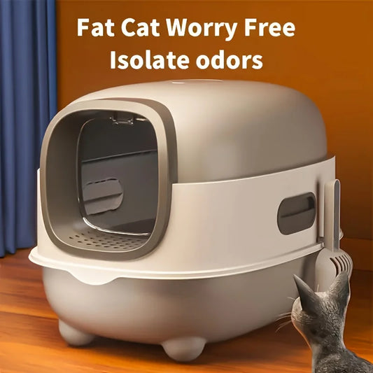 Hign-concerned Enclosed Litter Box Extra Large Odor Control