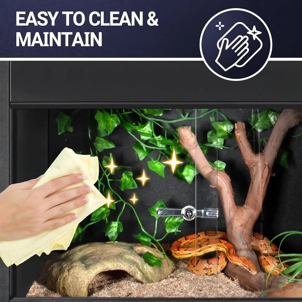 Hign-concerned PVC Reptile Terrariums Enclosure Tanks