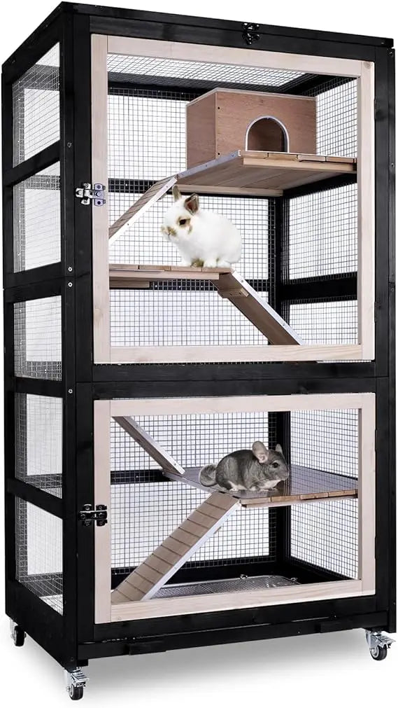 Hign Concerned Ferret Cage 5 Levels Stainless Steel Tray