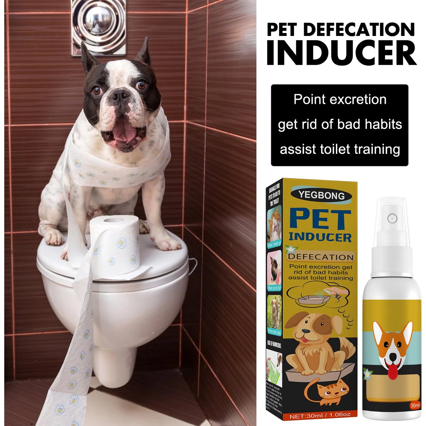 Dog Potty Training Spray for Effective Outdoor Toilet Training