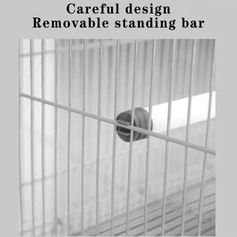 ron Wire Parrot Cages With Ladder Drinking Fountain